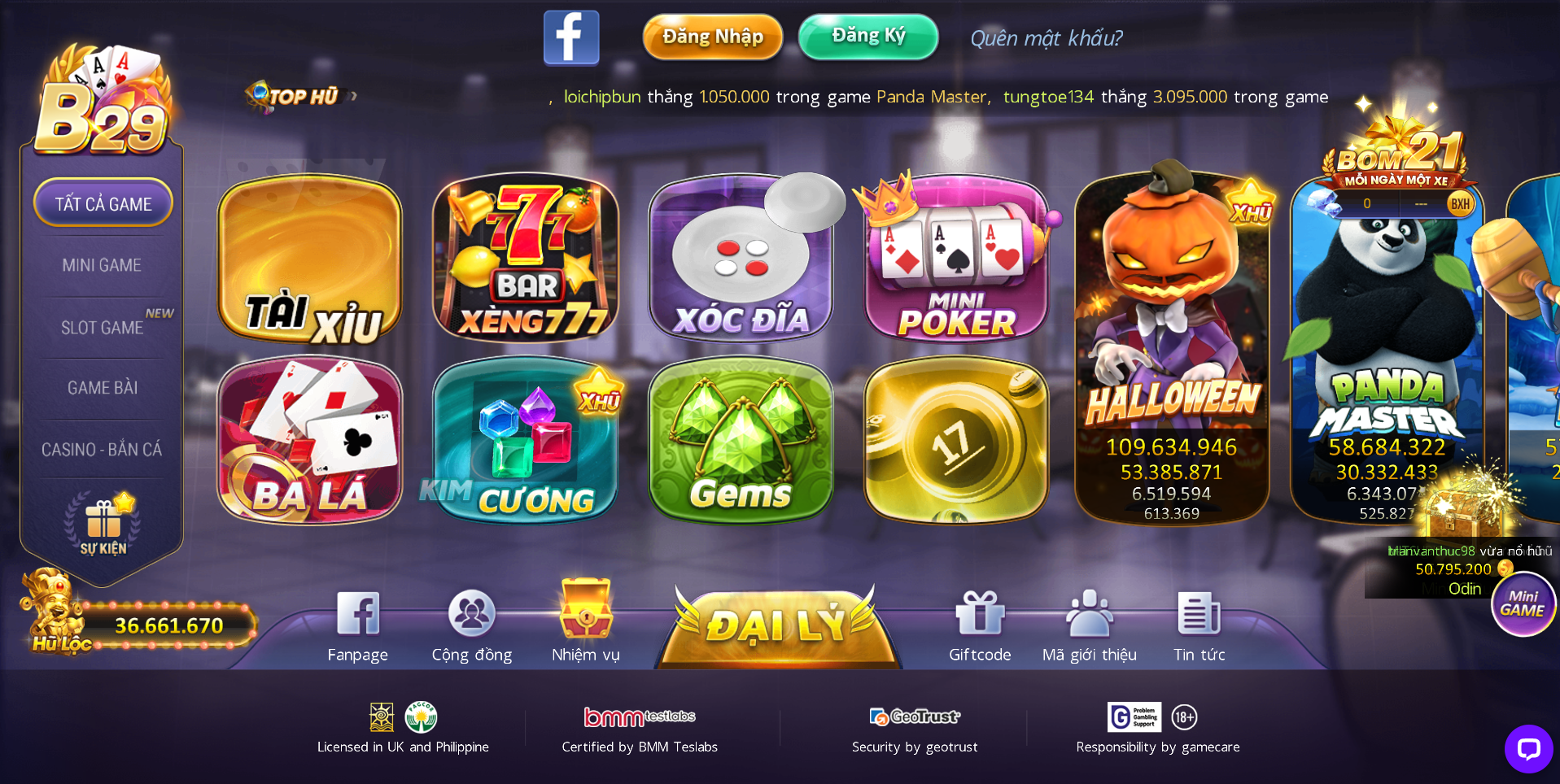 Giftcode B29 Club – mang tài lộc về nhà cho các game thủ